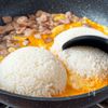 失敗しない◎お店みたいにパラパラ【豚バラ高菜チャーハン】の工程2
