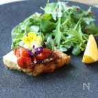 子供も大好き！メカジキのソテー　バルサミコソースかけ