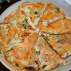 ほくほくで美味しい♡しらすと大葉のチーズガレット
