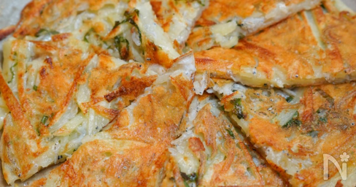 ほくほくで美味しい♡しらすと大葉のチーズガレット