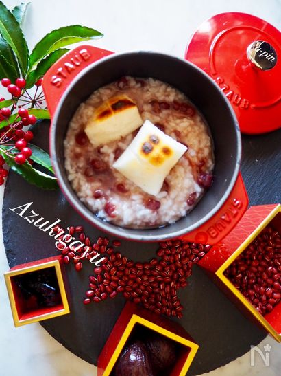 【小正月の行事食】じっくりことこと小豆がゆ