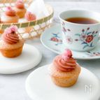 マフィン型で作る！桜フィナンシェ