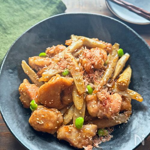 【甘辛だし鶏ごぼう】家族に人気のお箸がすすむ絶品おかず！