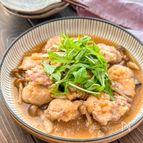 【鶏肉ときのこのみぞれ煮】汁まで旨い♡簡単おかず