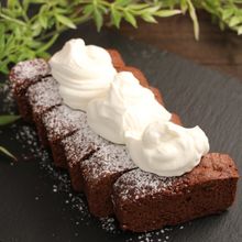 レンジで2分半！さくさくチョコレートケーキ