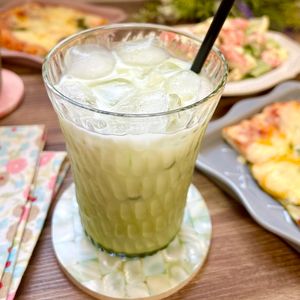 のりのり🐾🎀🤍の作ってみた!投稿(カフェ風！濃厚 抹茶ラテ)