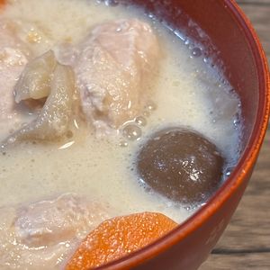 mocoの作ってみた!投稿(重ね煮でつくる【たっぷり野菜の豆乳スープ】)