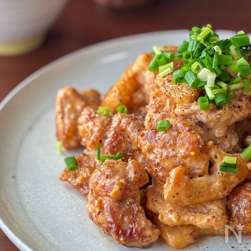 コクうまソースで爆食い確定✨鶏マヨれんこん🐔