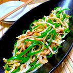 炊きたてご飯がすすむ♡野菜シャッキリ即席〝豚バラ青椒肉絲風〟