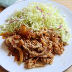 漬け込み粉ふりなしでシンプルに【豚の生姜焼き】