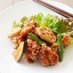 甘辛黒胡椒だれのから揚げ～から揚げアレンジ～