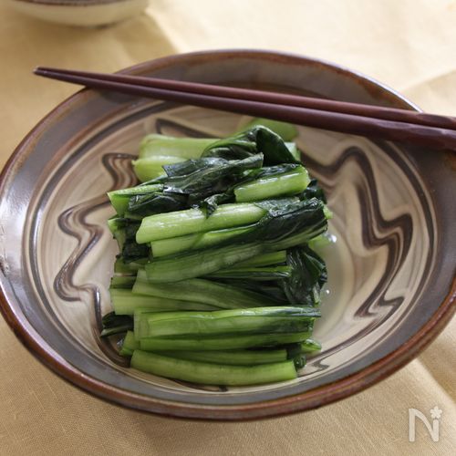 白だしで簡単♪【小松菜のからし漬け】シャキシャキでおいしい!