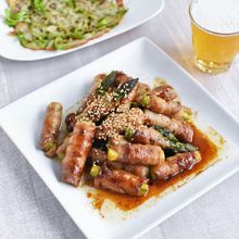アスパラの豚巻き＊オイスターソース～スタミナアップに☆