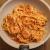 プリッと濃厚！えびのトマトチーズパスタの工程2