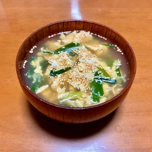 Nao★彡の作ってみた!投稿(【にらたまスープ】食材２つで簡単♪シンプルでおいしい！)