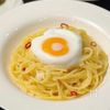 【半熟たまごのペペロンチーノ】ワンパンで本格♪とろ〜り幸せ♡