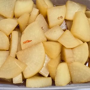月雪由翔の作ってみた!投稿(レンジで5分！【ピリ辛大根煮】時短で味染み♩)