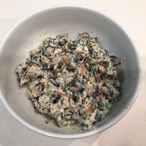ゆみ棒ちゃんの作ってみた!投稿(家庭料理の定番！！ほうれん草とひじきの白和え)