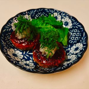 りんの作ってみた!投稿(豆腐でかさ増し♩和風おろしハンバーグ)