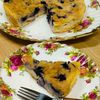もんぶらん°・*:.。.☆の作ってみた!投稿(やさしい米粉のブルーベリークランブルチーズケーキ)