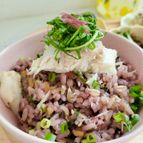 大葉と塩さばの健康まぜごはん【簡単・冷凍OK】