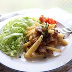 豚薄切り肉でもジャーマンポテト