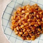 【簡単♪大豆とひき肉のケチャップ炒め】子どもが大好き！