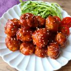 【子どもウケ抜群！】肉団子の甘酢餡