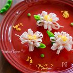 お弁当に♪お花のハム