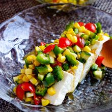 豆腐・麺・ご飯にかけるだけ【夏野菜の薬味がけ】