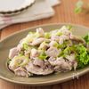 レンジで簡単!豚こまねぎ塩