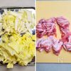 【豚ばら白菜の中華丼】10分でガッツリあんかけ丼の工程1