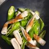 万願寺とうがらしと竹輪の麺つゆガーリックマヨ炒めの工程5