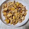 とももの作ってみた!投稿(ほくほく×シャキシャキ！【さつまいもとれんこんの甘辛炒め】)