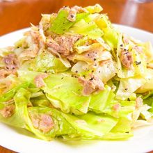 簡単で旨い!キャベツの和風ツナマヨ【火を使わない】
