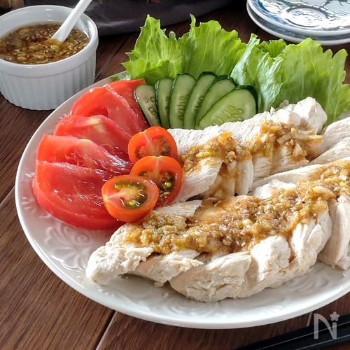 タレが絶品☆鶏むね肉で簡単よだれ鶏。