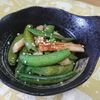 なつりの作ってみた!投稿(スナップエンドウとちくわの甘辛きんぴら)