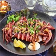 絶品！するめいかのバター甘醤油焼き【詳しい下処理】イカ焼き