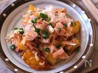 【おつまみ和風じゃがいも】バター醤油をマヨで絡めて♪