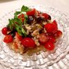 まるこの作ってみた!投稿(暑い日にぴったり♡なすとミニトマトのレンチンイタリアンサラダ)
