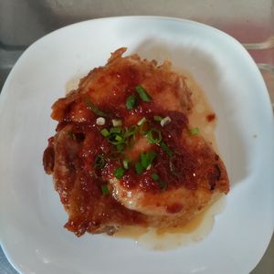 KUMIKOの作ってみた!投稿(鶏の照り焼き梅肉ソース)
