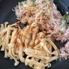 【豚肉とお揚げのオイスター炒め】簡単美味しい節約レシピの工程2