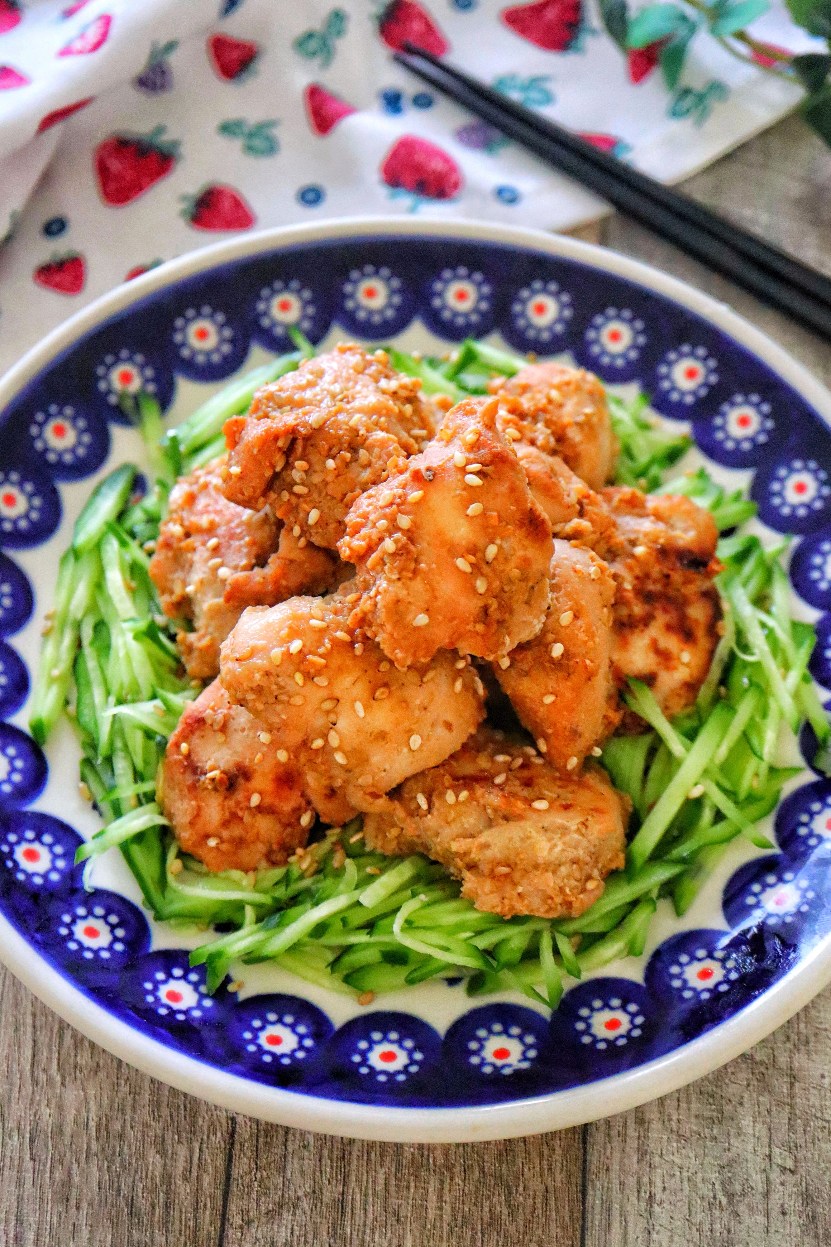 ささみのごま味噌バター焼き］漬け込んで焼くだけのおかず | レシピ