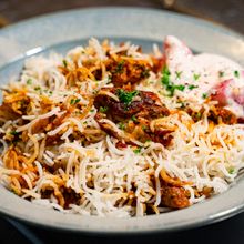 自宅で出来る。フライパンでチキンビリヤニ