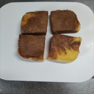 KUMIKOの作ってみた!投稿(レンジで3分20秒♪マーブル米粉蒸しパン【砂糖不使用】)