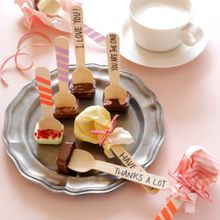 板チョコで作る！スプーンチョコ