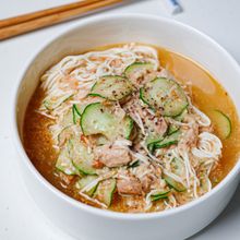 汁まで飲み干せる!ぶっかけごまだれそうめん