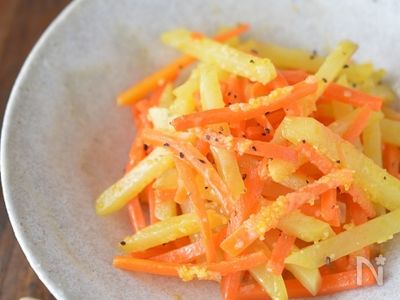 子どもたちに人気 じゃがいもと人参の塩チーズきんぴら By Deco レシピサイト Nadia ナディア プロの料理家のおいしいレシピ