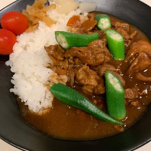 ぐ〜たら子の作ってみた!投稿(めんつゆを使って【鶏の和風だしカレー】)