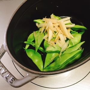 pinokoの作ってみた!投稿(いんげんの生姜きんぴら)